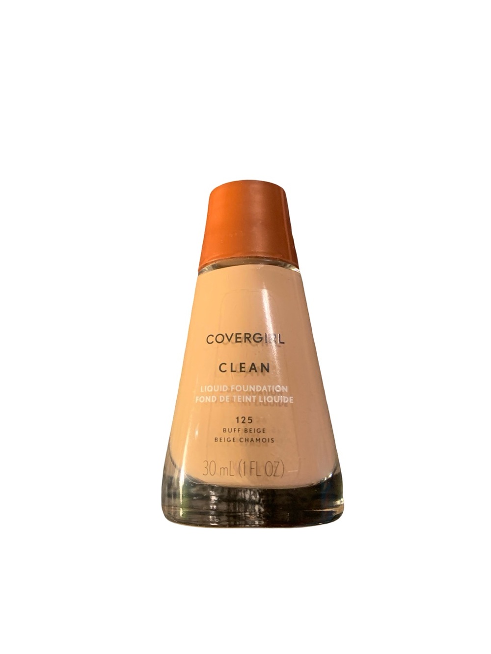 Covergirl Clean Liquid Foundation 125 Buff Beige Discontinued Original Formula